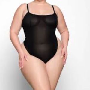 Sheer Sculpt Thong Bobysuit